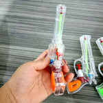Pistol cu Apa, Flippy, pentru Copii, din Plastic, 16 x 5 x 2 cm, Transparent/Portocaliu