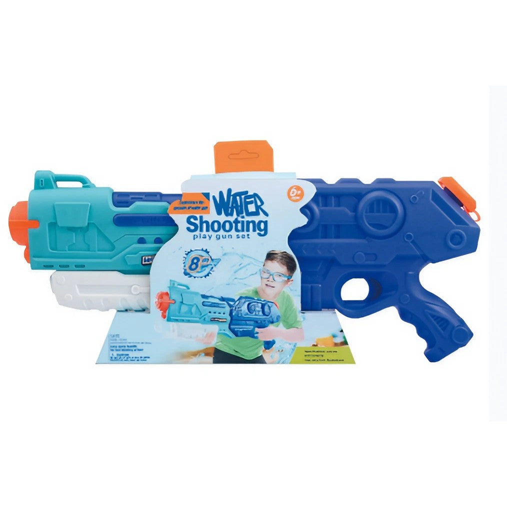 Pistol cu Apa pentru Copii, Rezervor de 1500 ml, Maner de transport, Pentru Piscina/Plaja, Flippy, 3 ani+, Bleumarin,