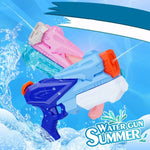 Pistol cu Apa pentru Copii, Rezervor, Pentru Piscina/Plaja, Flippy, 6ani+, 3 duze, Roz, 500ML