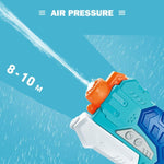 Pistol cu Apa pentru Copii, Rezervor, Pentru Piscina/Plaja, Flippy, 6ani+, Albastru, 500ML