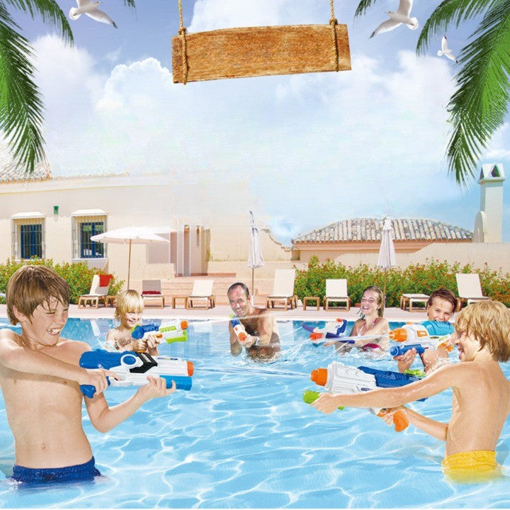 Pistol cu Apa pentru Copii, Rezervor, Pentru Piscina/Plaja, Flippy, 6ani+, Multicolor, 600ML
