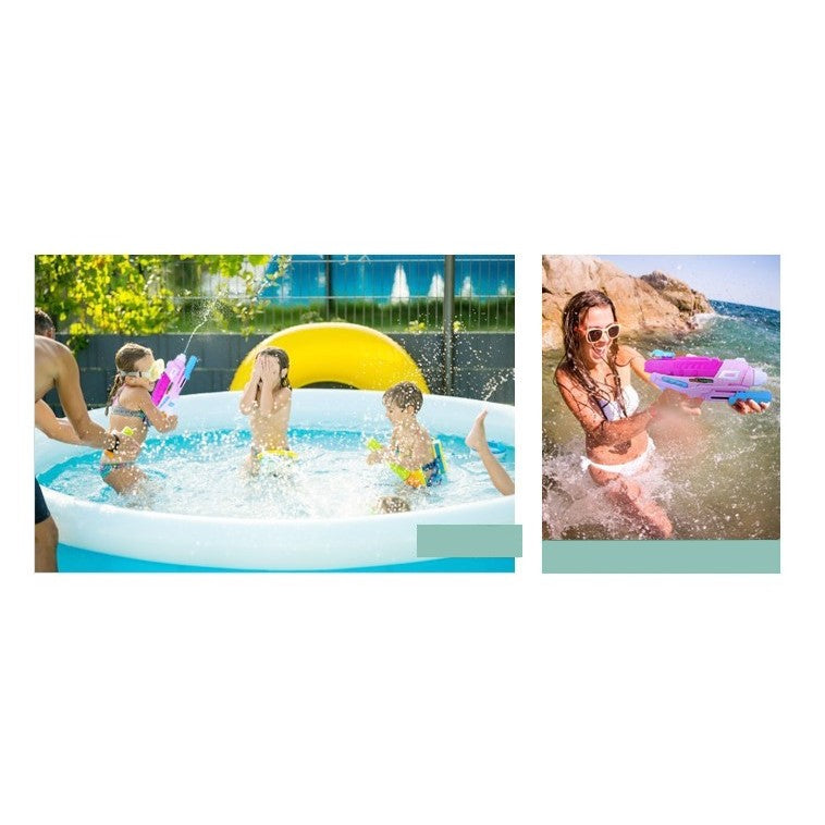 Pistol cu Apa pentru Copii, Rezervor, Pentru Piscina/Plaja, Flippy, 6ani+, Roz, 600ML