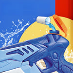 Pistol cu Apa pentru Copii, Flippy, Rezervor 300ml, Maner de Transport, Pentru Piscina/Plaja, Lungime 31.5 cm, Jucarie
