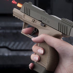 Pistol de jucarie GX4 cu Ejectie, Flippy, de Explozie de buzunar, Makara BLOWBACK, Gloante Moi pentru Copii, 15 x 13 x