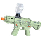 Mitraliera de jucarie electrica Flippy cu bile de hidrogen de gel, gun bluster, tragere in rafala, varsta peste 6 ani,