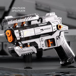 Pistol Manual cu Apa, Flippy, Jucarie Pistol cu Apa Sigur Pentru Copii, Design Nou S-Shooter Atractiv, 23 x 14.5 cm,