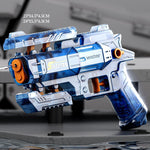 Pistol Manual cu Apa, Flippy, Jucarie Pistol cu Apa Sigur Pentru Copii, Design Nou S-Shooter Atractiv, 23 x 14.5 cm,