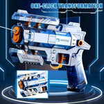 Pistol Manual cu Apa, Flippy, Jucarie Pistol cu Apa Sigur Pentru Copii, Design Nou S-Shooter Atractiv, 23 x 14.5 cm,