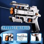 Pistol Manual cu Apa, Flippy, Jucarie Pistol cu Apa Sigur Pentru Copii, Design Nou S-Shooter Atractiv, 23 x 14.5 cm,