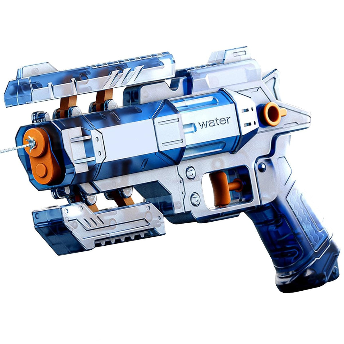 Pistol Manual cu Apa, Flippy, Jucarie Pistol cu Apa Sigur Pentru Copii, Design Nou S-Shooter Atractiv, 23 x 14.5 cm,