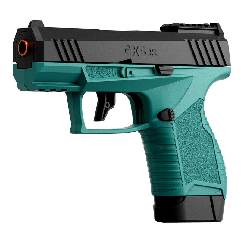 Pistol de jucarie GX4 cu Ejectie, Flippy, de Explozie de buzunar, Makara BLOWBACK, Gloante Moi pentru Copii, 15 x 13 x