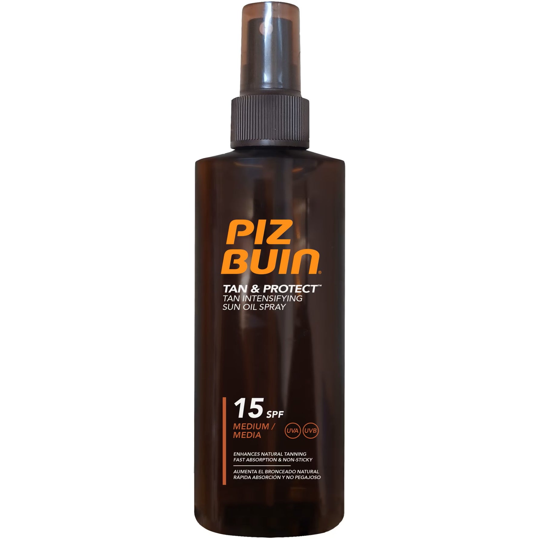 Piz Buin, Tan & Protect, Accelerează bronzarea naturală, Ulei de bronzat, SPF15, 150 ml