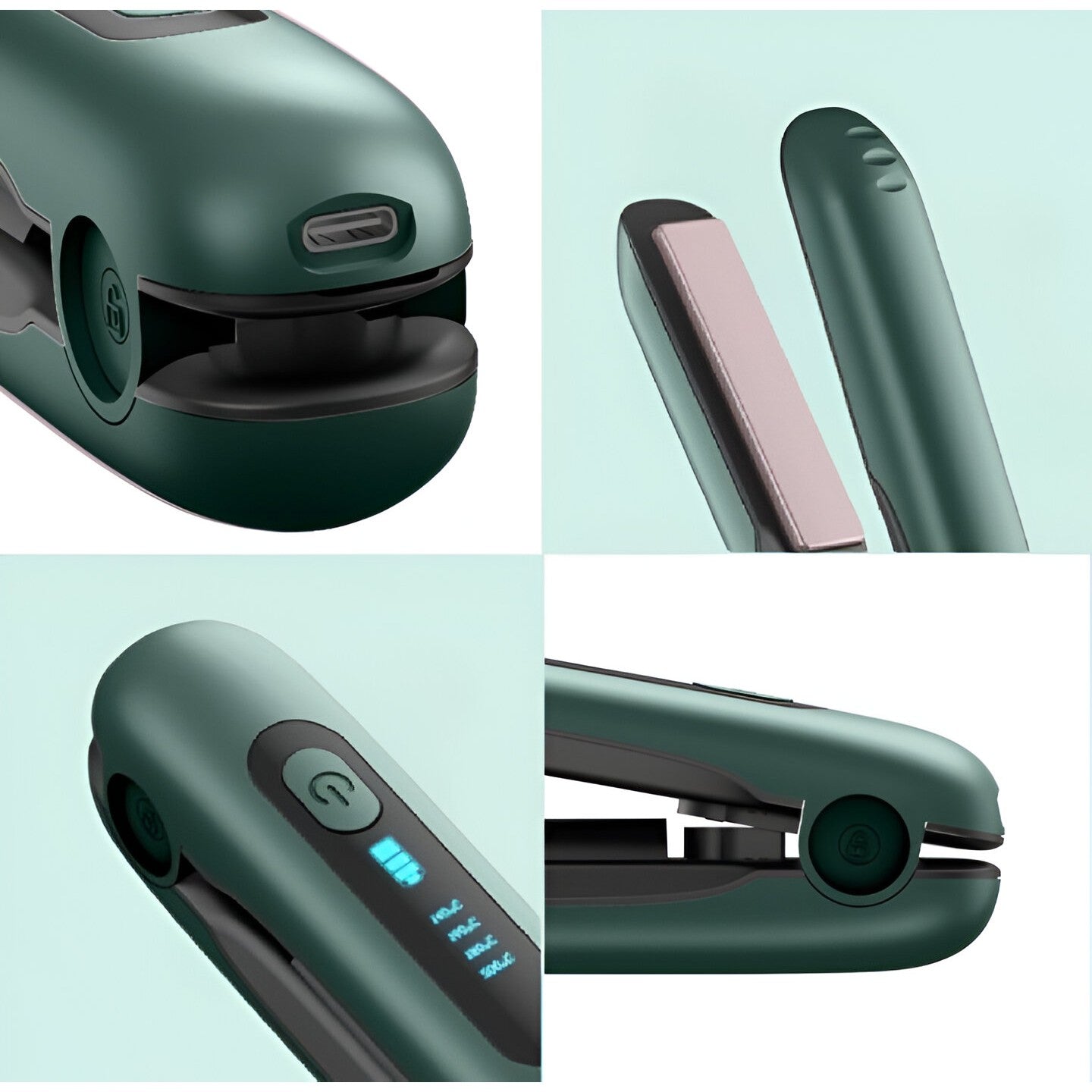 Placa de Par fara Fir, Flippy, Adaptor Tip C, 4 Trepte de Temperatura, Tensiune 5V, Capacitate Baterie 5000 mAh,