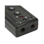 Placa de sunet USB 2.0 A la 2x 3.5 mm stereo Jack casti + microfon plug&play Sistem 7.1 virtual volume control + mute