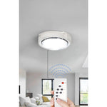 Plafoniera solara Flippy, 30W, diametru 145MM, cu telecomanda, lungime prelungitor 4.6 m, alb rece