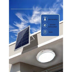 Plafoniera solara Flippy, 500 W, diametru 360 MM, cu telecomanda, 6V/15W, Clasa A, 418 LED-uri, Lungime prelungitor 4.6
