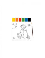 Planse preilustrate pentru pictura Vehicule, Moulin Roty
