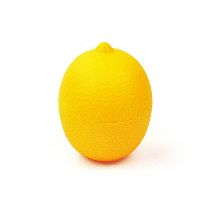 Cutie de depozitare si pastrare a alimentelor, Plastic, Flippy, Model Lamaie, 8x8x11 cm, Galbena