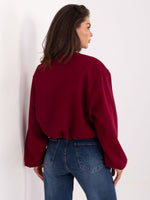 Jachetă damă burgundy