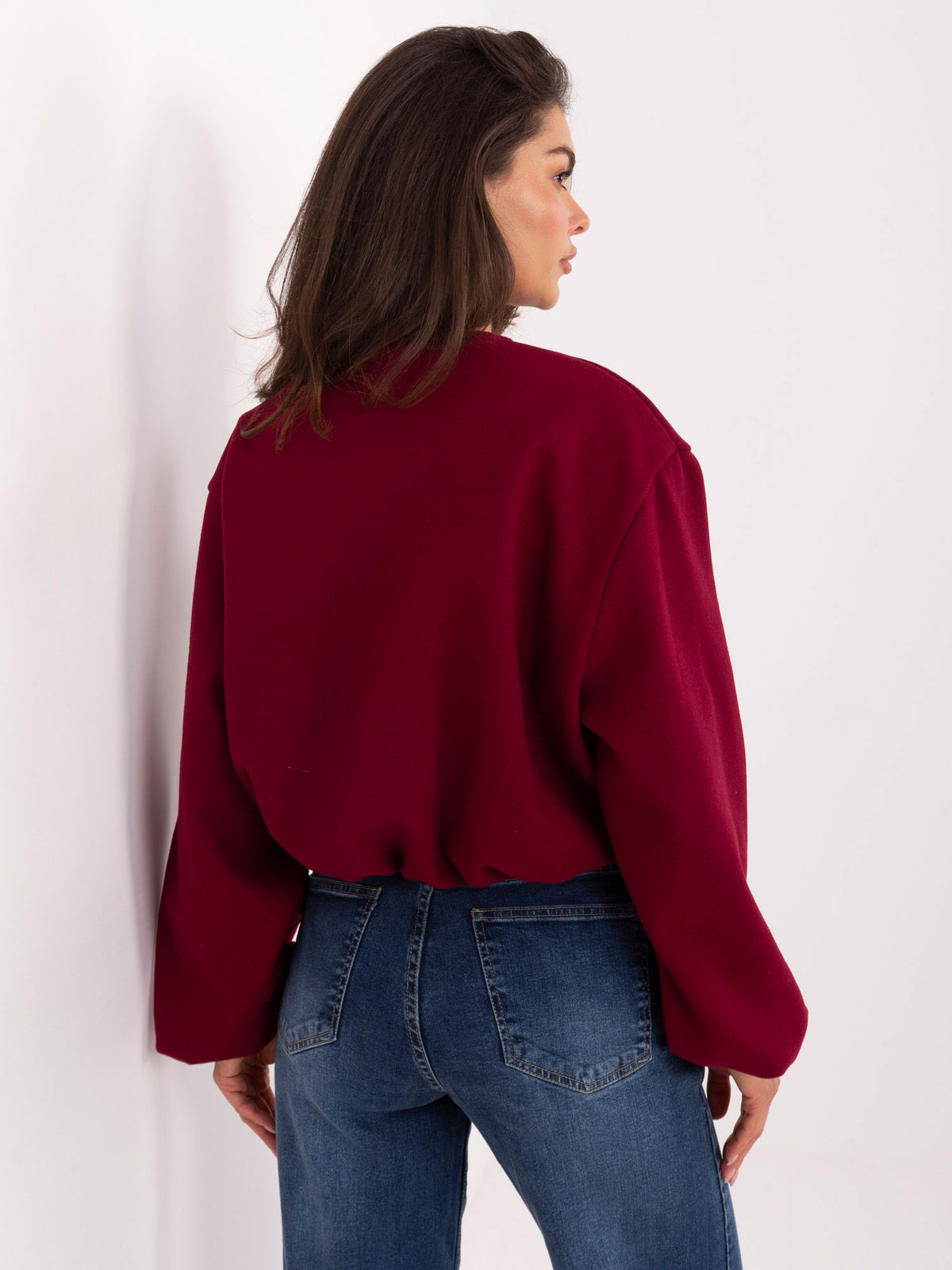 Jachetă damă burgundy