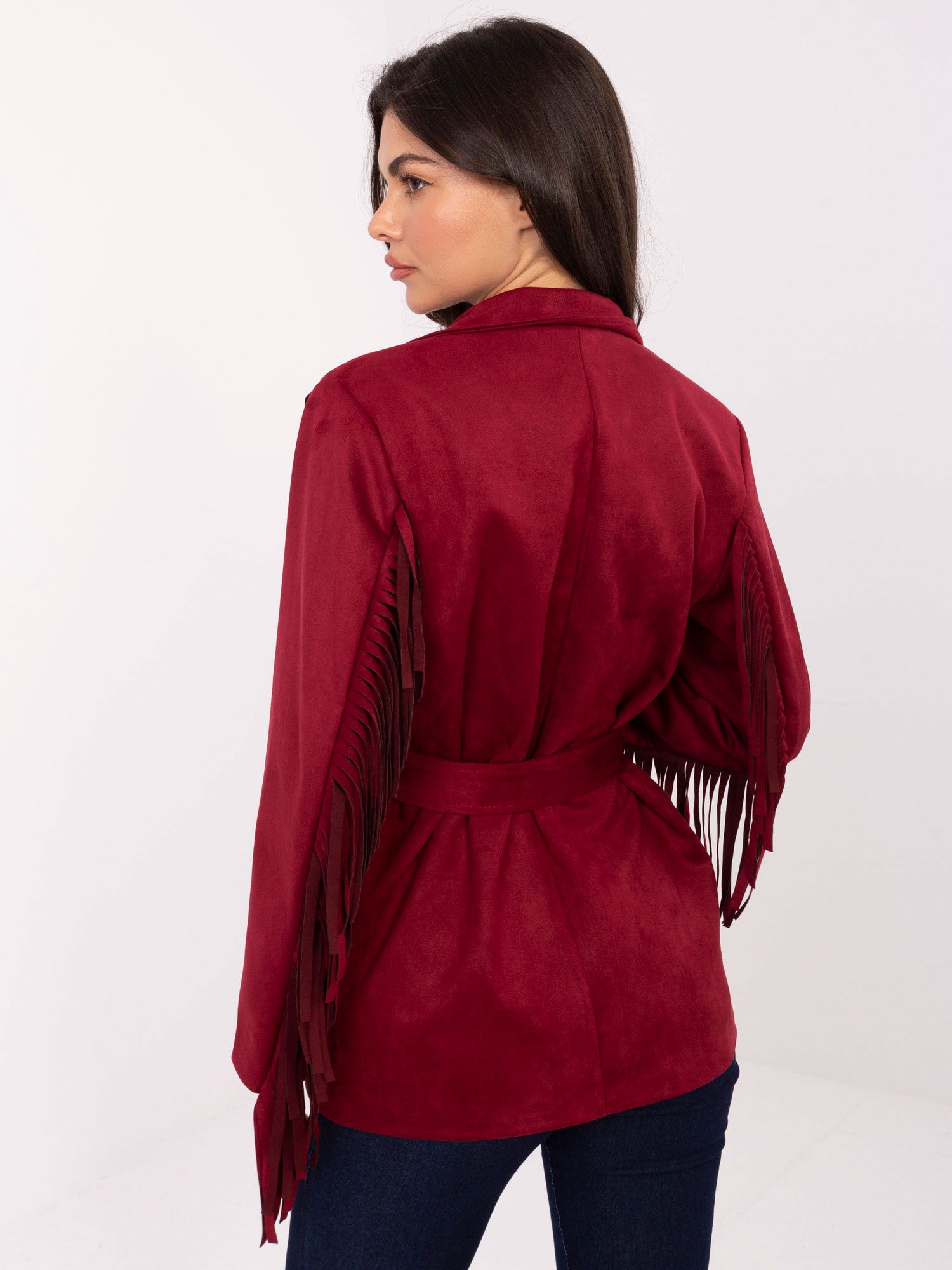 Palton damă burgundy