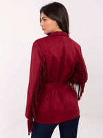 Palton damă burgundy