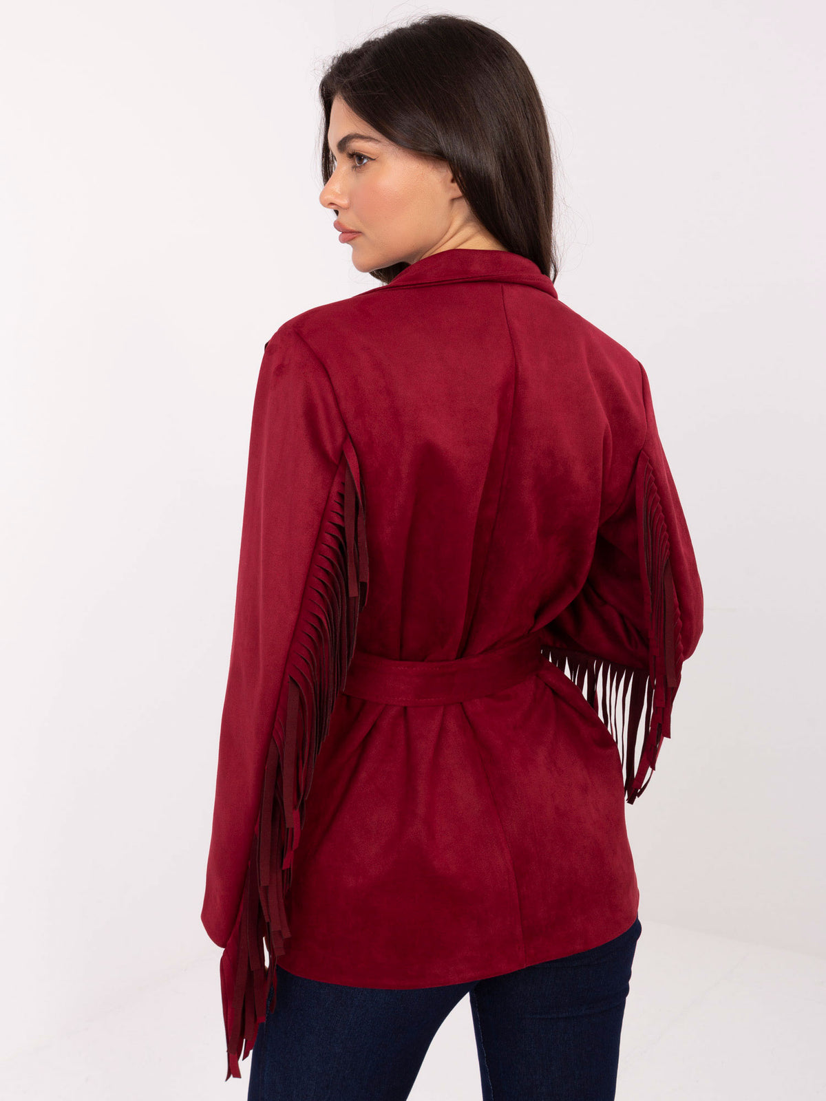 Palton damă burgundy