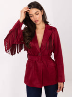 Palton damă burgundy