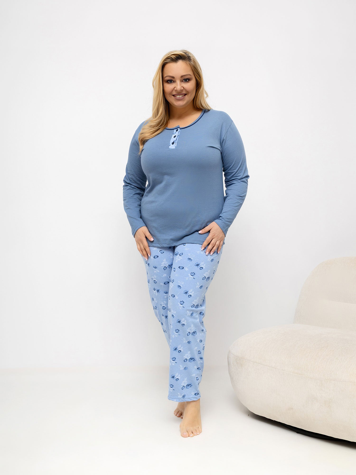 Pijamale albastru
