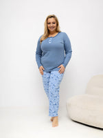 Pijamale albastru