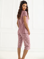 Pijamale roz inchis