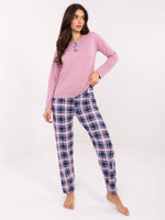 Pijamale roz inchis