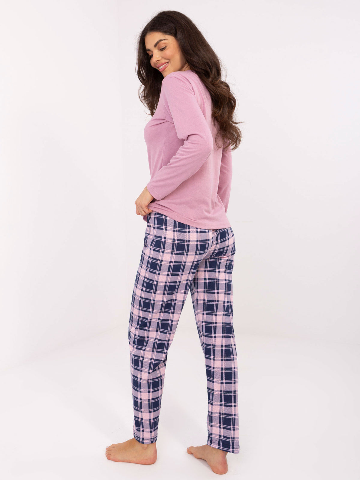 Pijamale roz inchis