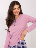 Pijamale roz inchis