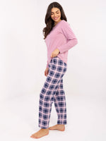 Pijamale roz inchis