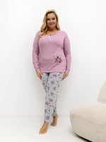 Pijamale roz inchis