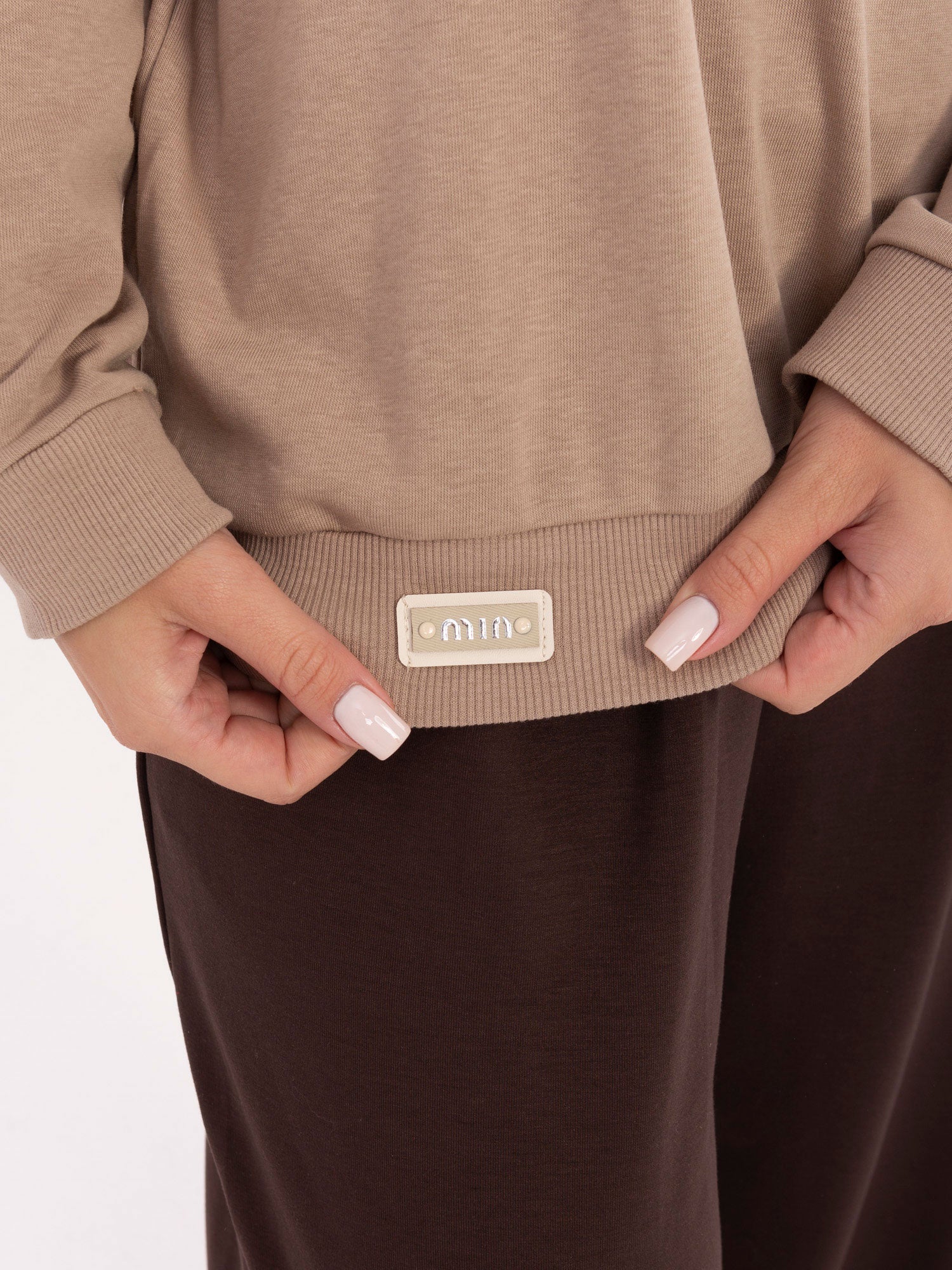 Hanorac damă bej închis