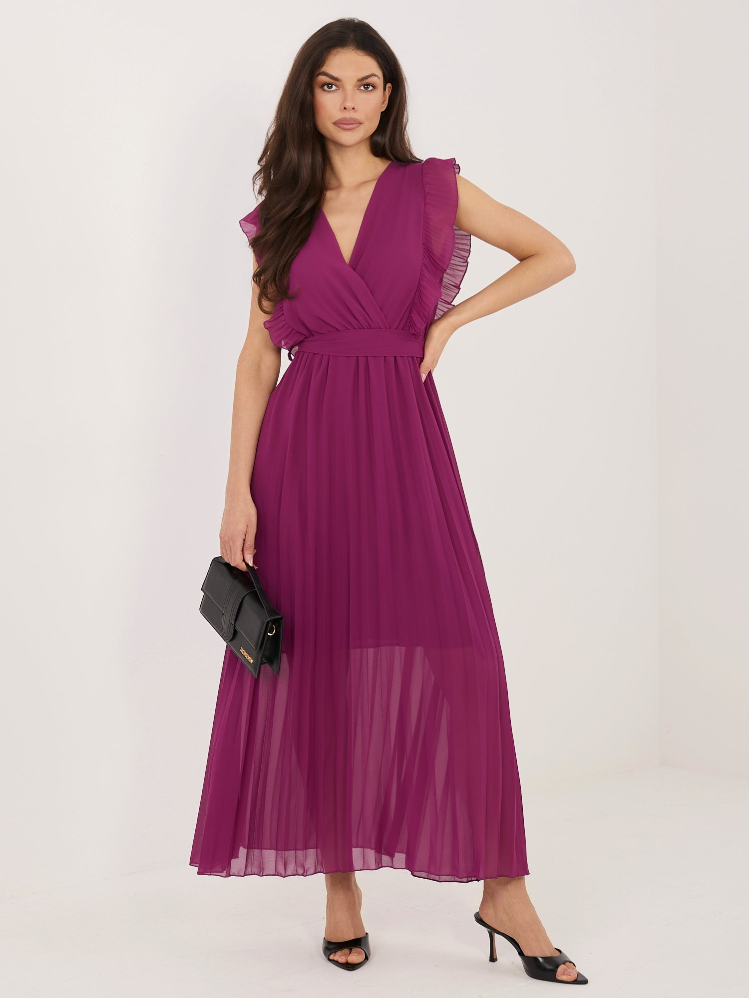 Rochie damă violet închis