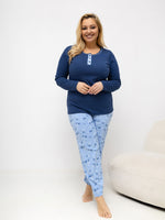 Pijamale albastru inchis