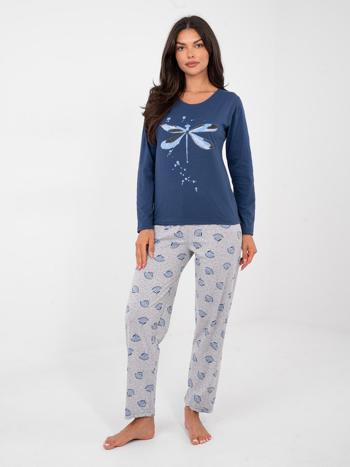 Pijamale albastru inchis