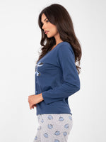 Pijamale albastru inchis