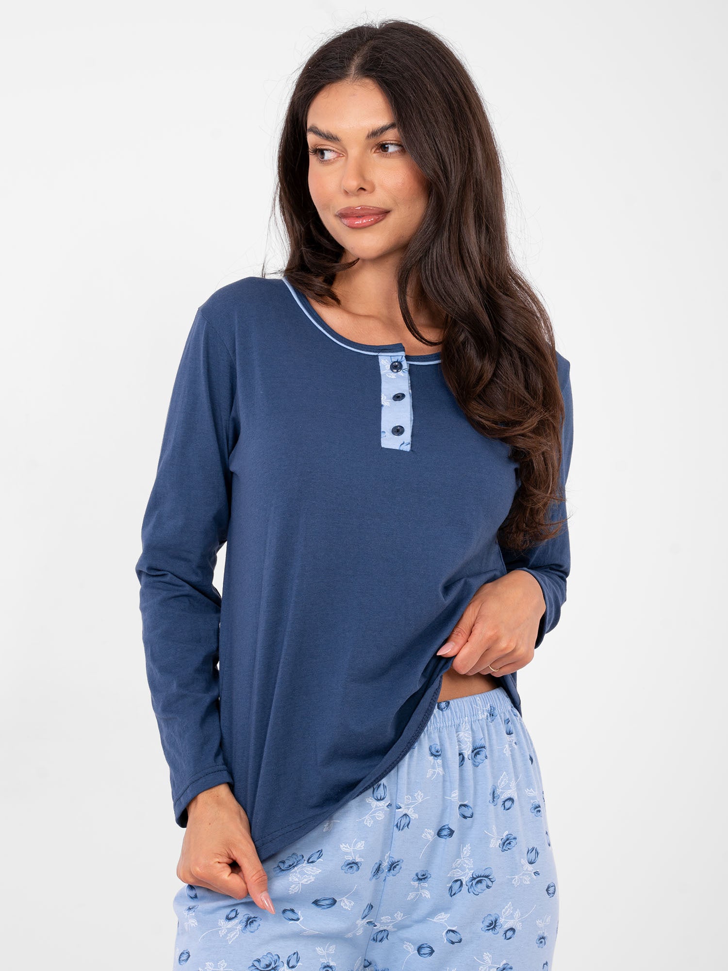 Pijamale albastru inchis