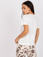 Tricou damă ecru