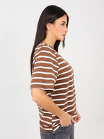 Tricou damă maro deschis
