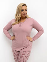 Pijamale roz deschis