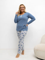 Pijamale albastru