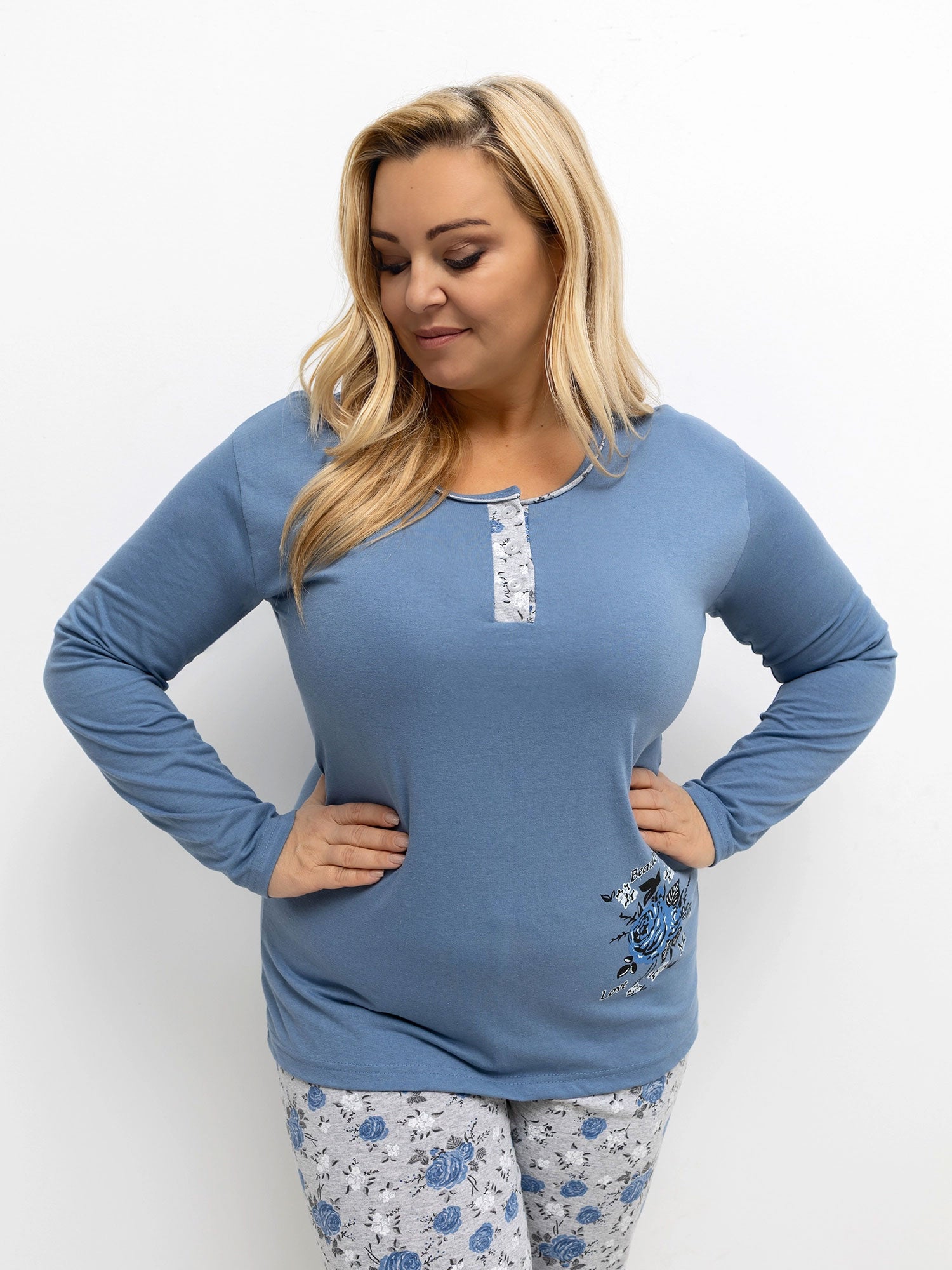 Pijamale albastru