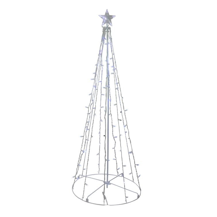 Pom luminos decorativ, Flippy, 480 Led, alb cald+flash, 1.8 M