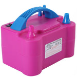 Pompa Electrica Pentru Umflat Baloane, 600 W, Roz cu albastru