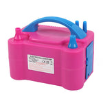 Pompa Electrica Pentru Umflat Baloane, 600 W, Roz cu albastru